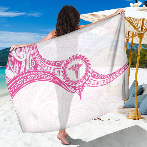 New Zealand Aotearoa Sarong Nurse Tribal Pink Version