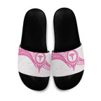 New Zealand Aotearoa Slide Sandals Nurse Tribal Pink Version