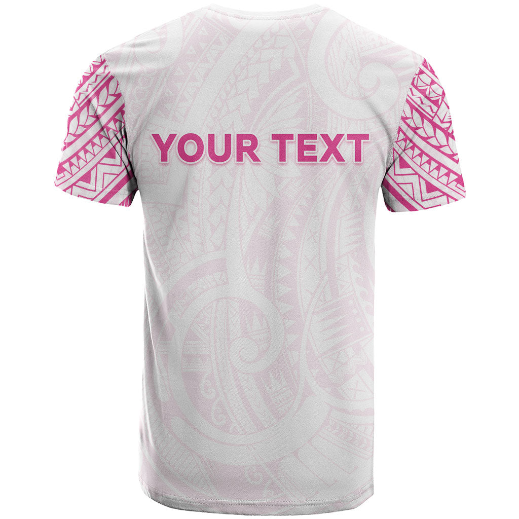 Personalised New Zealand Aotearoa T Shirt Nurse Tribal Pink Version