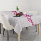 New Zealand Aotearoa Tablecloth Nurse Tribal Pink Version