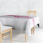 New Zealand Aotearoa Tablecloth Nurse Tribal Pink Version