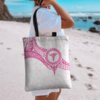 New Zealand Aotearoa Tote Bag Nurse Tribal Pink Version