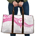 New Zealand Aotearoa Travel Bag Nurse Tribal Pink Version