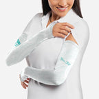 Personalised New Zealand Aotearoa Arm Sleeves Nurse Tribal Teal Version
