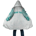 Personalised New Zealand Aotearoa Cloak Nurse Tribal Teal Version