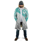 Personalised New Zealand Aotearoa Cloak Nurse Tribal Teal Version