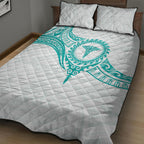 New Zealand Aotearoa Quilt Bed Set Nurse Tribal Teal Version