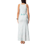 Personalised New Zealand Aotearoa Tank Maxi Dress Nurse Tribal Teal Version