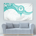 New Zealand Aotearoa Tapestry Nurse Tribal Teal Version