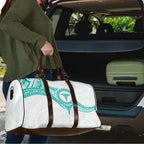 New Zealand Aotearoa Travel Bag Nurse Tribal Teal Version