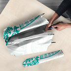 New Zealand Aotearoa Umbrella Nurse Tribal Teal Version