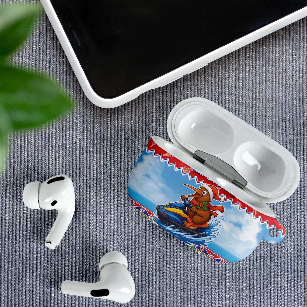 New Zealand Christmas AirPods Case Funny Jet Ride Kiwi Xmas - Aussie Hoodie