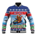 New Zealand Christmas Baseball Jacket Funny Jet Ride Kiwi Xmas - Aussie Hoodie