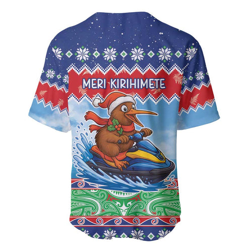 New Zealand Christmas Baseball Jersey Funny Jet Ride Kiwi Xmas - Aussie Hoodie