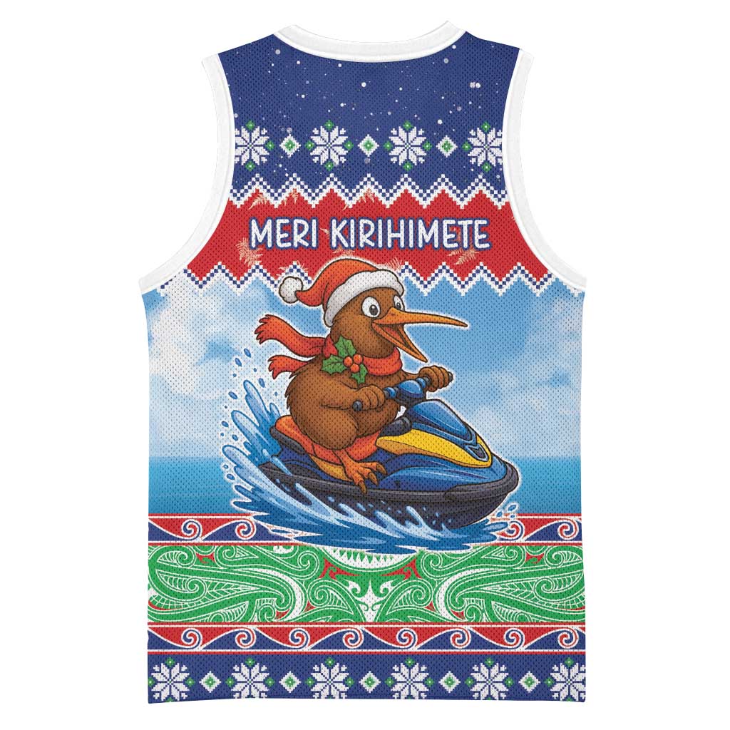 New Zealand Christmas Basketball Jersey Funny Jet Ride Kiwi Xmas - Aussie Hoodie