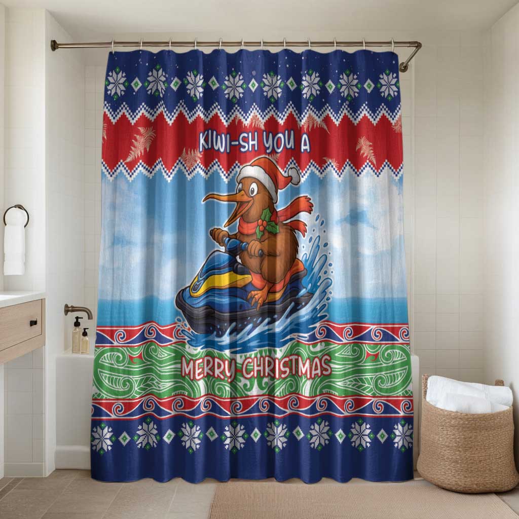 New Zealand Christmas Bathroom Set Funny Jet Ride Kiwi Xmas - Aussie Hoodie