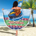 New Zealand Christmas Beach Blanket Funny Jet Ride Kiwi Xmas - Aussie Hoodie