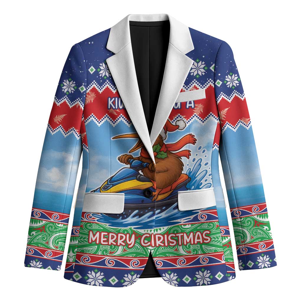 New Zealand Christmas Blazer Funny Jet Ride Kiwi Xmas - Aussie Hoodie