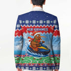 New Zealand Christmas Blazer Funny Jet Ride Kiwi Xmas - Aussie Hoodie