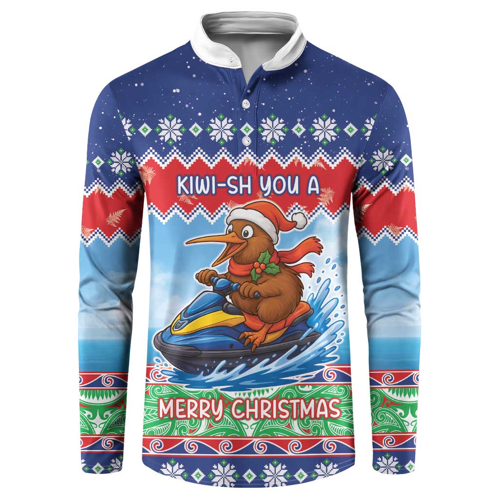 New Zealand Christmas Button Sweatshirt Funny Jet Ride Kiwi Xmas - Aussie Hoodie