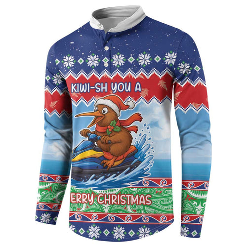 New Zealand Christmas Button Sweatshirt Funny Jet Ride Kiwi Xmas - Aussie Hoodie