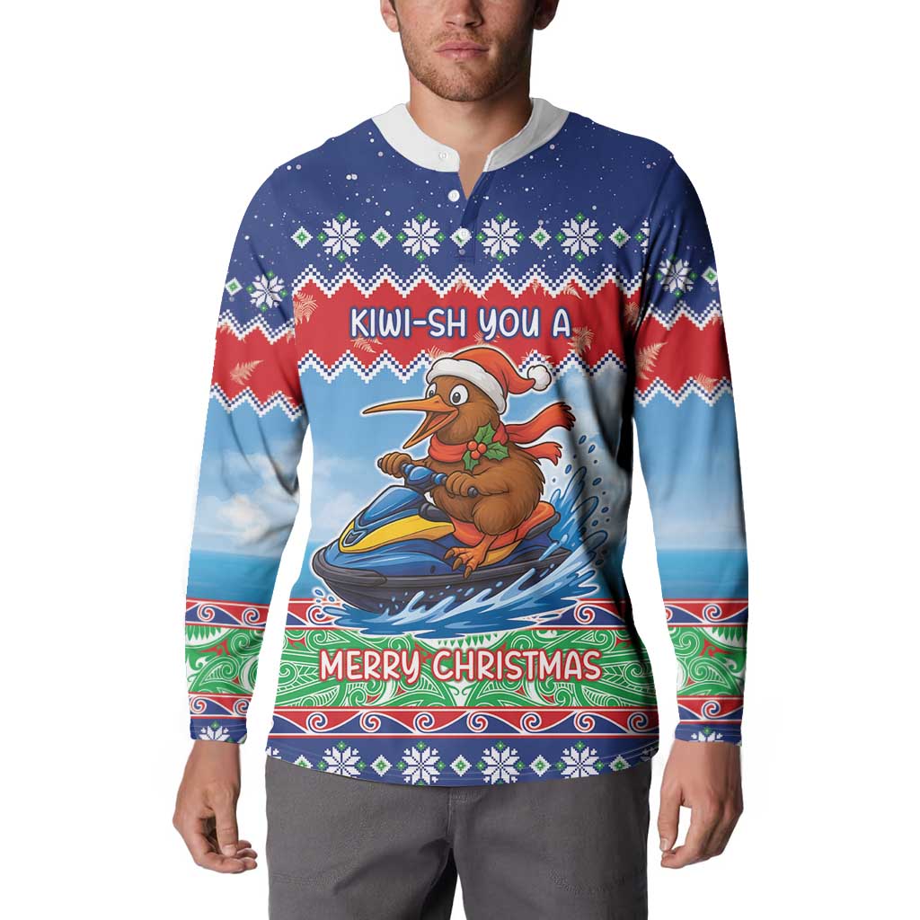 New Zealand Christmas Button Sweatshirt Funny Jet Ride Kiwi Xmas - Aussie Hoodie