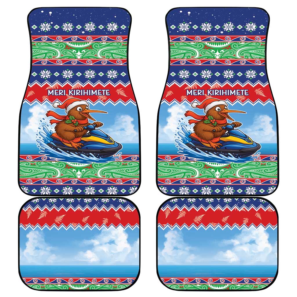 New Zealand Christmas Car Mats Funny Jet Ride Kiwi Xmas - Aussie Hoodie