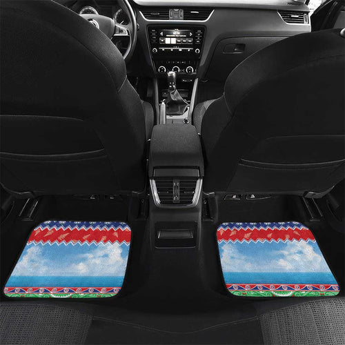 New Zealand Christmas Car Mats Funny Jet Ride Kiwi Xmas - Aussie Hoodie