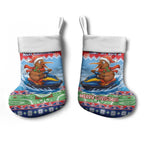 New Zealand Christmas Stocking Funny Jet Ride Kiwi Xmas - Aussie Hoodie