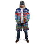 New Zealand Christmas Cloak Funny Jet Ride Kiwi Xmas - Aussie Hoodie