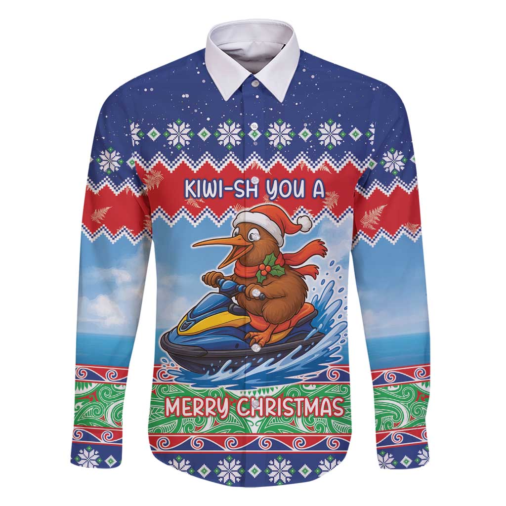 New Zealand Christmas Family Matching Mermaid Dress and Hawaiian Shirt Funny Jet Ride Kiwi Xmas - Aussie Hoodie