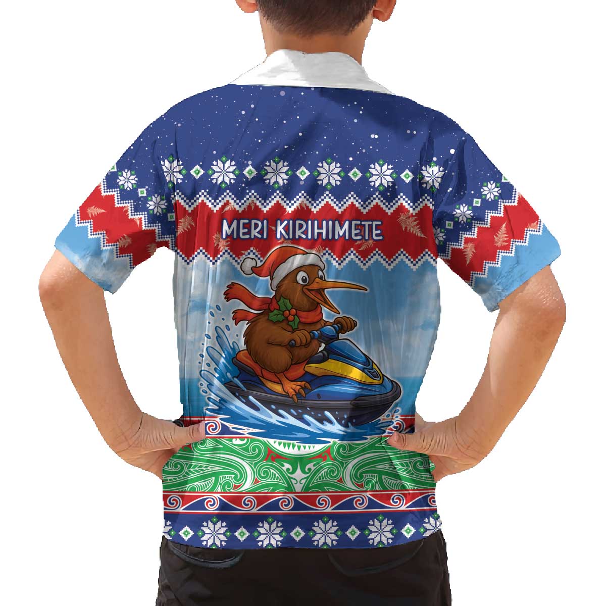 New Zealand Christmas Family Matching Off The Shoulder Long Sleeve Dress and Hawaiian Shirt Funny Jet Ride Kiwi Xmas - Aussie Hoodie