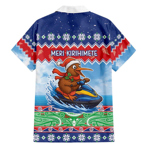 New Zealand Christmas Family Matching Off Shoulder Maxi Dress and Hawaiian Shirt Funny Jet Ride Kiwi Xmas - Aussie Hoodie