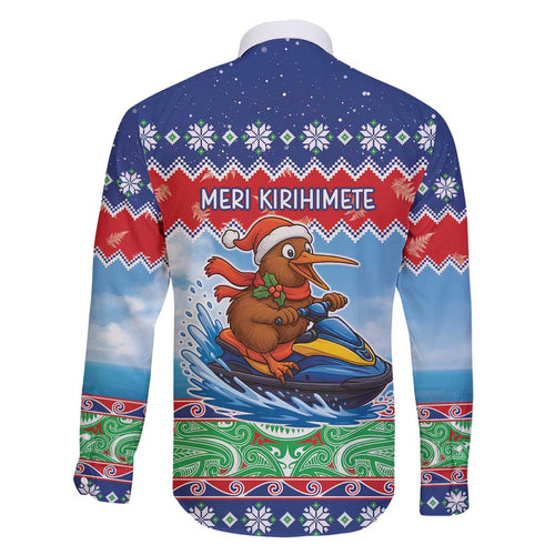 New Zealand Christmas Family Matching Off Shoulder Maxi Dress and Hawaiian Shirt Funny Jet Ride Kiwi Xmas - Aussie Hoodie