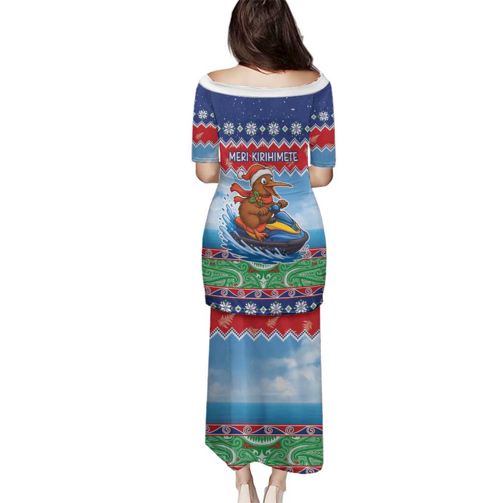 New Zealand Christmas Family Matching Puletasi and Hawaiian Shirt Funny Jet Ride Kiwi Xmas - Aussie Hoodie