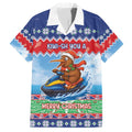New Zealand Christmas Hawaiian Shirt Funny Jet Ride Kiwi Xmas - Aussie Hoodie