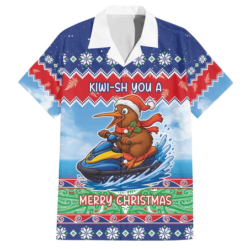 New Zealand Christmas Hawaiian Shirt Funny Jet Ride Kiwi Xmas - Aussie Hoodie