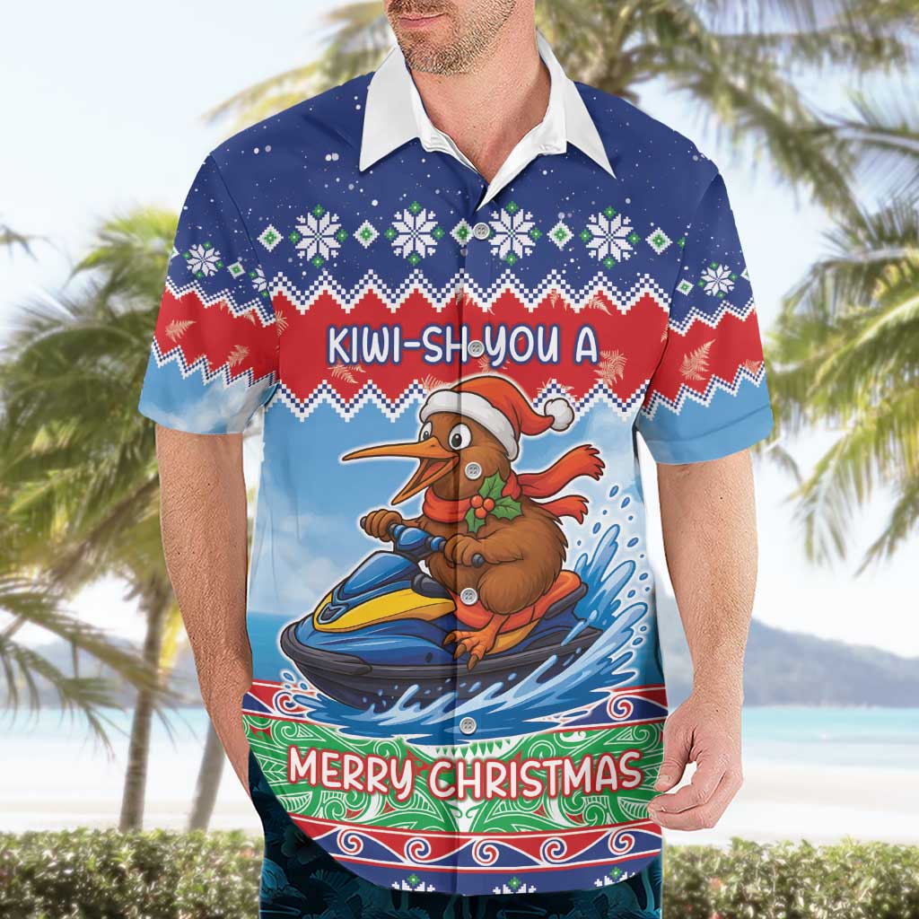 New Zealand Christmas Hawaiian Shirt Funny Jet Ride Kiwi Xmas - Aussie Hoodie