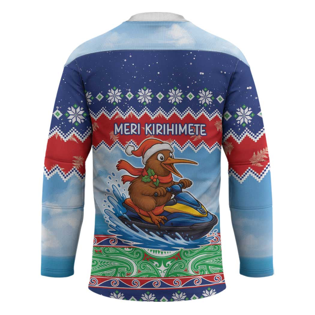 New Zealand Christmas Hockey Jersey Funny Jet Ride Kiwi Xmas - Aussie Hoodie