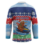 New Zealand Christmas Hockey Jersey Funny Jet Ride Kiwi Xmas - Aussie Hoodie