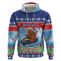 New Zealand Christmas Hoodie Funny Jet Ride Kiwi Xmas - Aussie Hoodie
