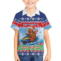 New Zealand Christmas Kid Hawaiian Shirt Funny Jet Ride Kiwi Xmas - Aussie Hoodie