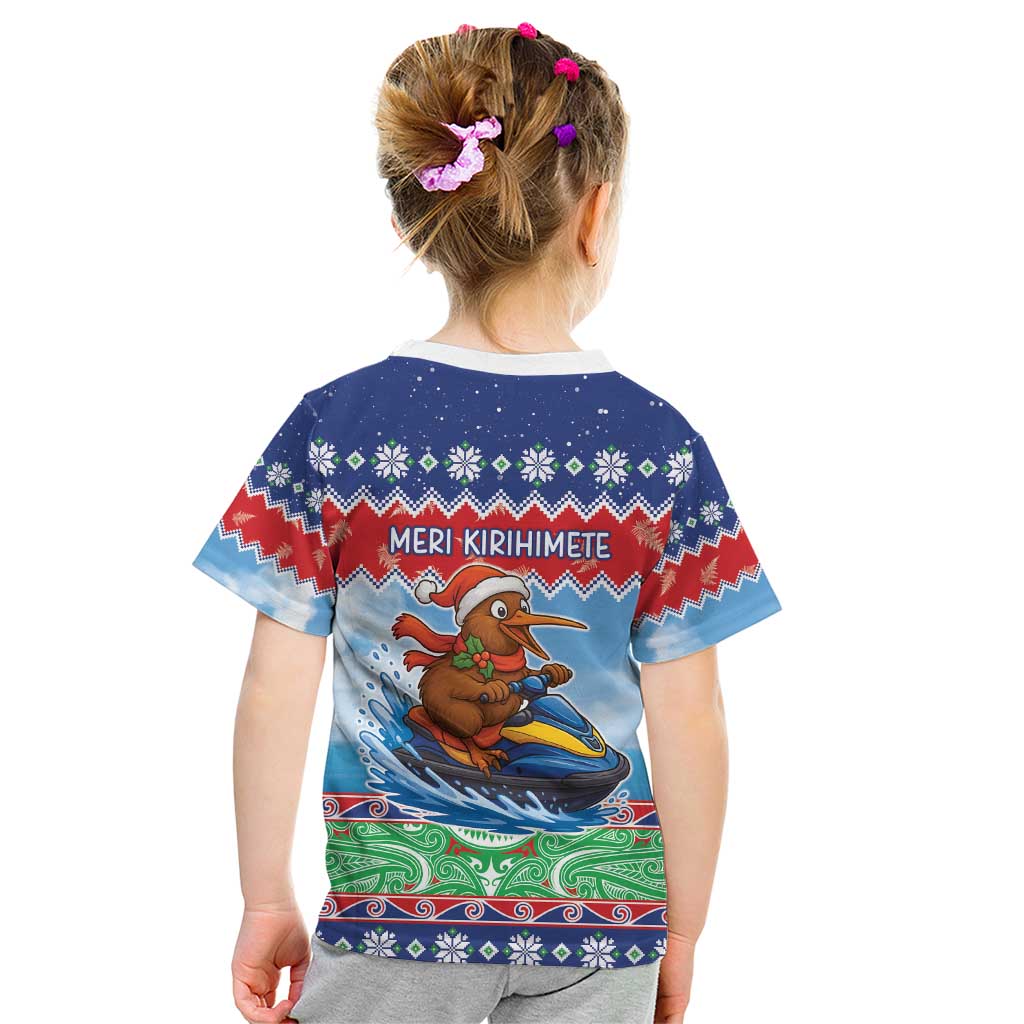 New Zealand Christmas Kid T Shirt Funny Jet Ride Kiwi Xmas - Aussie Hoodie