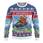 New Zealand Christmas Ugly Christmas Sweater Funny Jet Ride Kiwi Xmas - Aussie Hoodie
