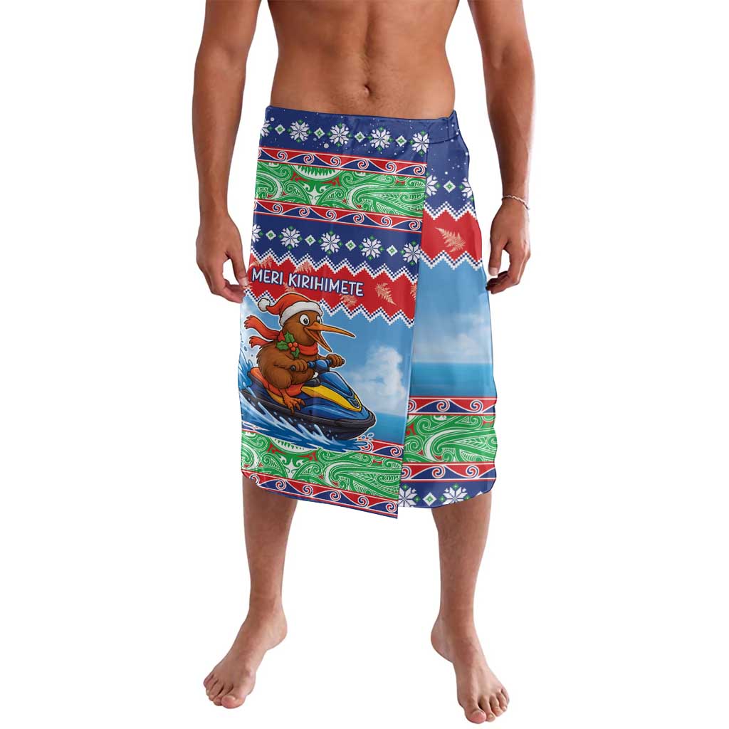 New Zealand Christmas Lavalava Funny Jet Ride Kiwi Xmas - Aussie Hoodie