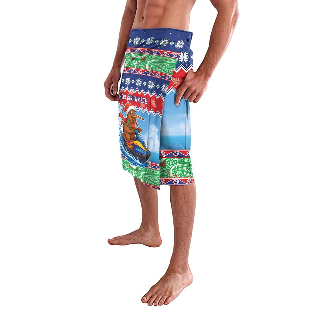 New Zealand Christmas Lavalava Funny Jet Ride Kiwi Xmas - Aussie Hoodie