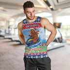 New Zealand Christmas Men Tank Top Funny Jet Ride Kiwi Xmas - Aussie Hoodie