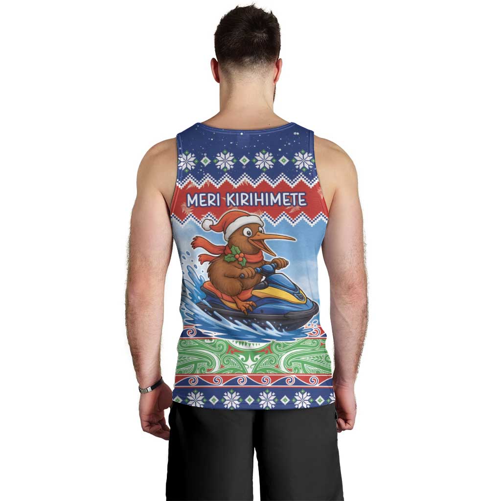 New Zealand Christmas Men Tank Top Funny Jet Ride Kiwi Xmas - Aussie Hoodie