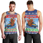 New Zealand Christmas Men Tank Top Funny Jet Ride Kiwi Xmas - Aussie Hoodie