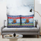 New Zealand Christmas Pillow Cover Funny Jet Ride Kiwi Xmas - Aussie Hoodie